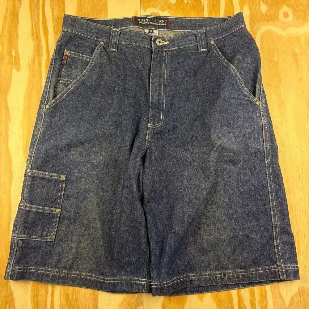 Vintage 90s Guess Carpenter Jorts – Denim Shorts – Men’s 36W
